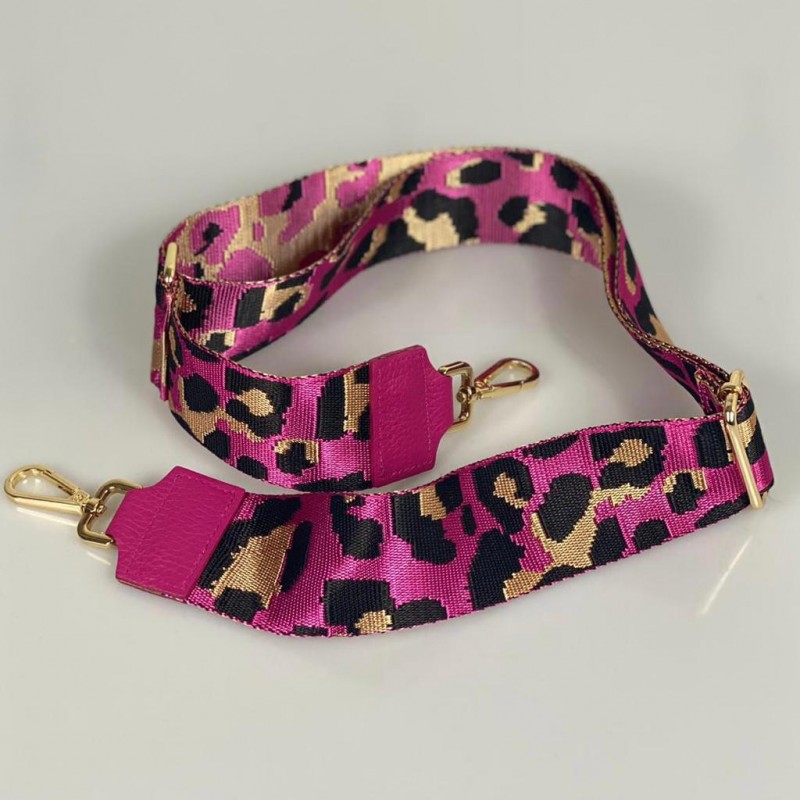 Tracolla leopard accessorio oro