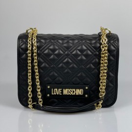Love Moschino New Shiny Quilted Nera