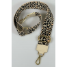 Tracolla Leopard New accessorio oro